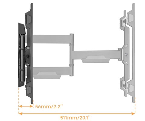 UCHWYT DO TELEWIZORA LUB MONITORA BRATECK-LPA76-443 BRATECK