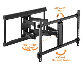 UCHWYT DO TELEWIZORA LUB MONITORA BRATECK-LPA76-466 BRATECK