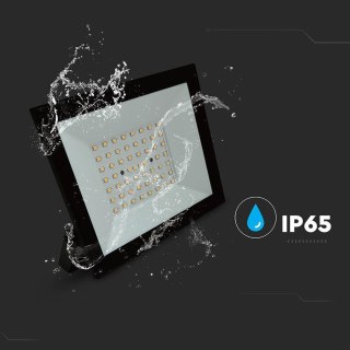 Projektor LED V-TAC 50W LED SMD czarny VT-44054 6500K 4000lm