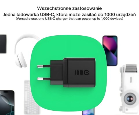 ŁADOWARKA SIECIOWA USB POWERSOURCE SOLO30 CHARB-GC-30C-B Green Cell