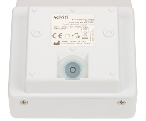 LAMPA OGRODOWA LED Z CZUJNIKIEM RUCHU AD-OP-6605WLPMR4 ENID LED ADVITI