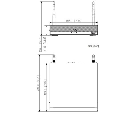REJESTRATOR IP NVR2108HC-W Wi-Fi 6, 8 KANAŁÓW DAHUA