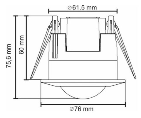 SUFITOWY MIKROFALOWY CZUJNIK RUCHU OR-CR-218 AC 230V ORNO