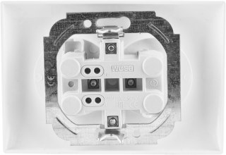 Gniazdo podwójne VCX WESA LC 14 Biały