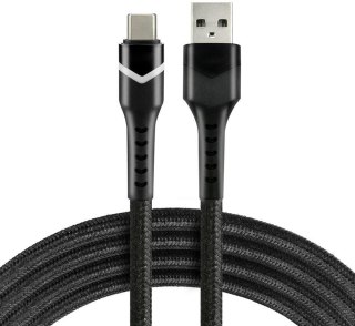 KABEL USB-A / USB-C RGB LED everActive CBB-1CBR 100cm 3A