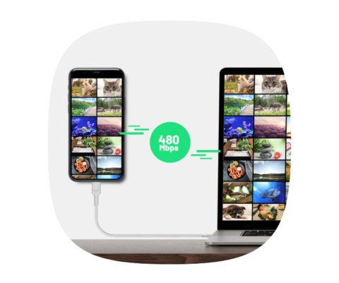 PRZEWÓD KABGC100PF30PB USB-C/USB-C POWERFLEX 0.3 m Green Cell