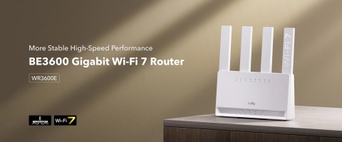 ROUTER WR3600E Wi-Fi 7 2.4 GHz, 5 GHz CUDY