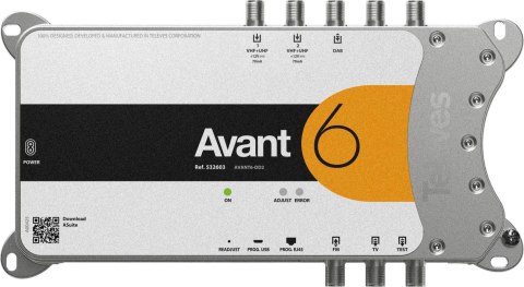Wzmacniacz kanałowy Televes AVANT 6 ref. 532603
