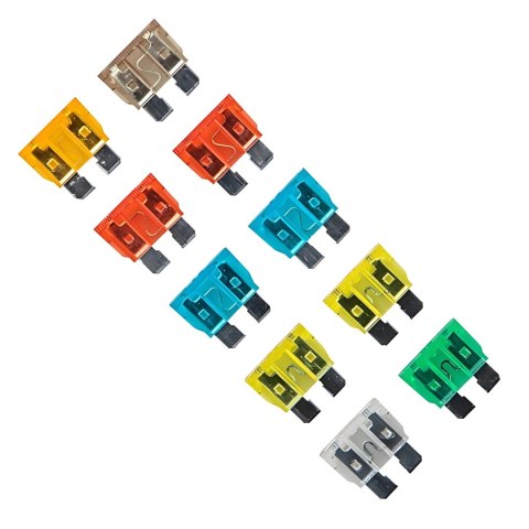 ZESTAW BEZPIECZNIKÓW SAMOCHODOWYCH CAR-FUSE-MIX BLOW