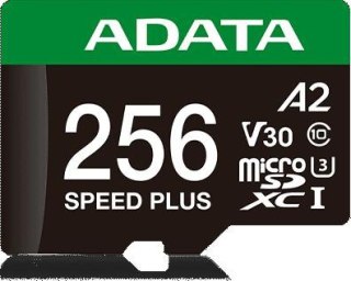 Adata Karta pamięci microSD Speed Plus 256GB UHS1 U3 V30 A2 180/160 MB/s