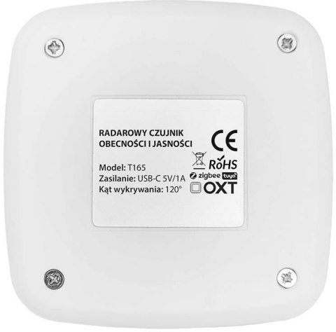 OXT Czujnik radar obecności jasności USB ZigBee TUYA T165
