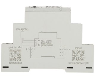 CZUJNIK TEMPERATURY TEMP-SENSOR-DIN/BLEBOX Wi-Fi BleBox