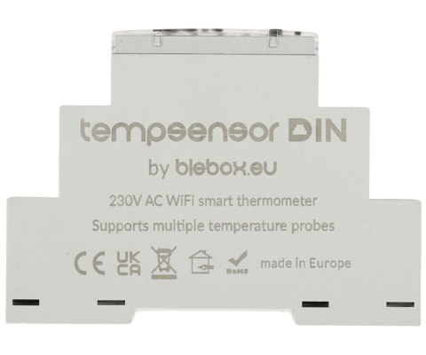 CZUJNIK TEMPERATURY TEMP-SENSOR-DIN/BLEBOX Wi-Fi BleBox
