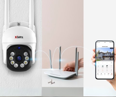KAMERA IP OBROTOWA ZEWNĘTRZNA XB-ARMOR-400 Tuya Smart Wi-Fi - 4 Mpx 3.6 mm Xblitz