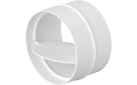 ŁĄCZNIK KANAŁU OKRĄGŁEGO Z ZAWOREM ZWROTNYM 100MM