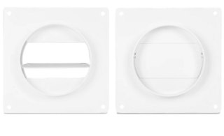 ŁĄCZNIK ZMIENNY KANAŁU PŁASK. 110*55 Z ZAW. ZWROTNYM 100MM