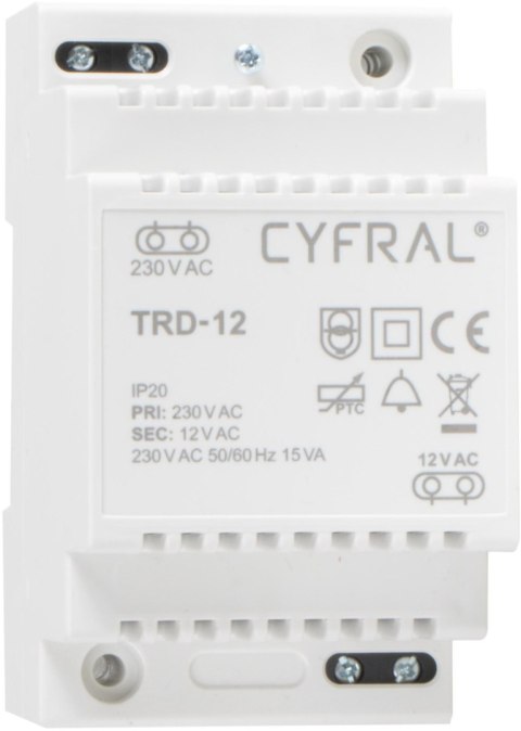 DOMOFON CYFRAL COSMO 1-LOKATORSKI KASETA CZARNA/UNIFON CZARNY