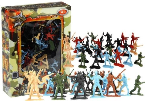 Duży Zestaw Żołnierzyków Militarny Wojsko Armia Figurki