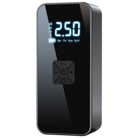 Elektryczny Mini Kompresor Przenośny Latarka LED 3 Końcówki