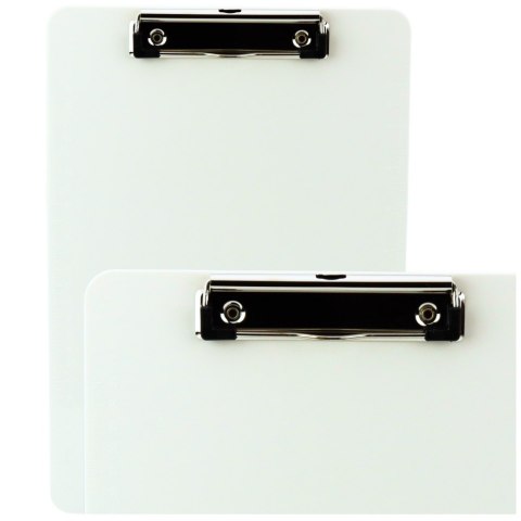 Podkładka Deska Z Klipem Do Pisania Miarka A4 Plastikowa Biała