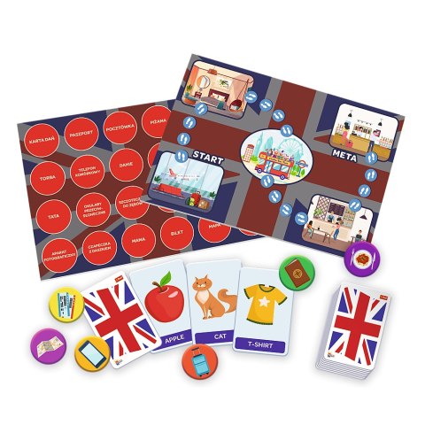 Gra dla dzieci English is Fun Mistrz Wiedzy Trefl 01954