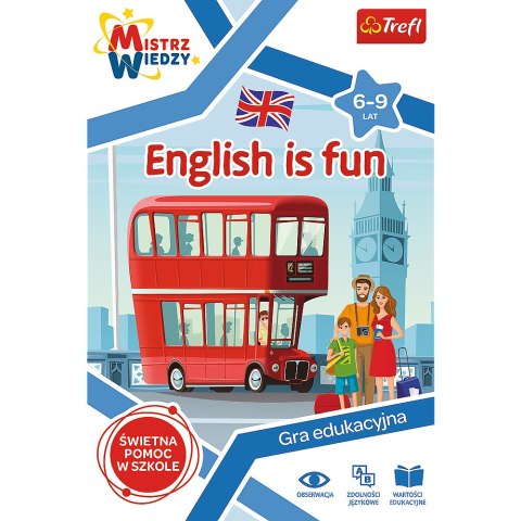 Gra dla dzieci English is Fun Mistrz Wiedzy Trefl 01954