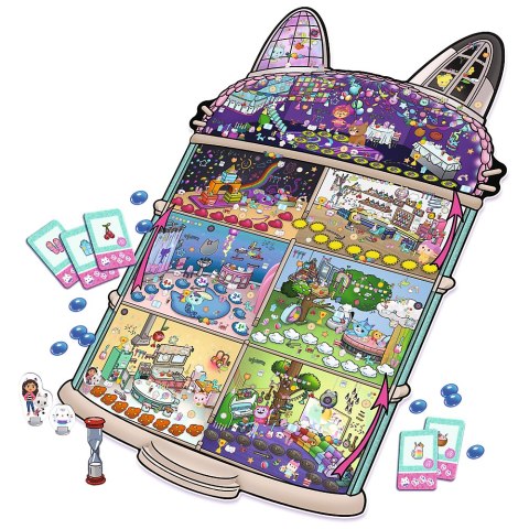 Gra rodzinna Detektyw Miau Koci Domek Gabi Trefl 02695