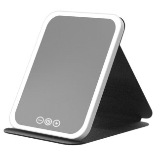 Lusterko Led Etui Z Podstawką 3 Tryby Oświetlenia Regulacja Jasności 23cm