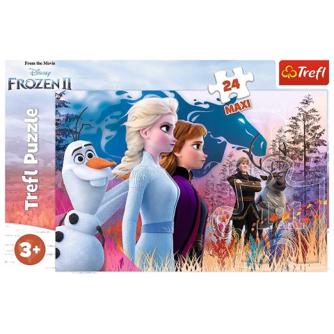Puzzle - 24 Maxi - Magiczna wyprawa - Kraina Lodu II - Trefl 14298