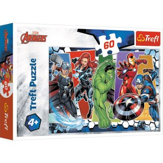 Puzzle - 60 - Niezwyciężeni Avengersi - Marvel Avengers - Trefl 17357