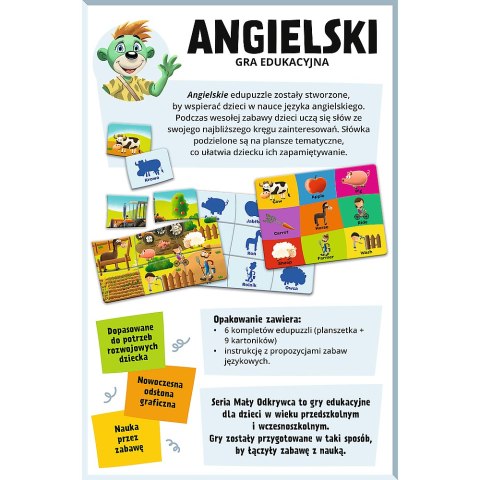 Gra dla dzieci Angielski Mały Odkrywca Trefl 02812