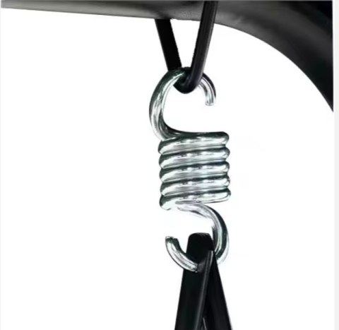 Huśtawka Czteroosobowa Ogrodowa Bujana Daszek Wolnostojąca Brązowa