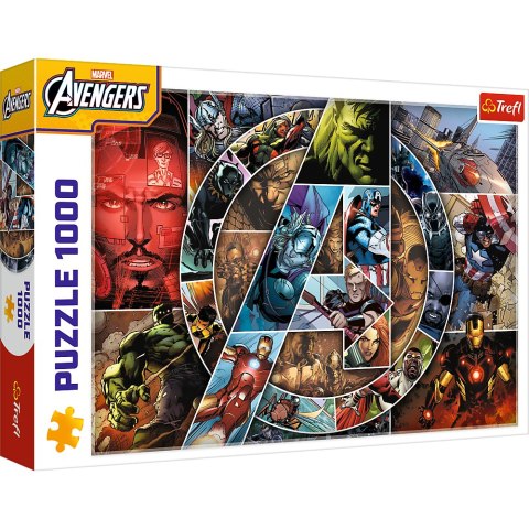 Puzzle - 1000 - Avengers: Bohaterowie - Trefl 10934