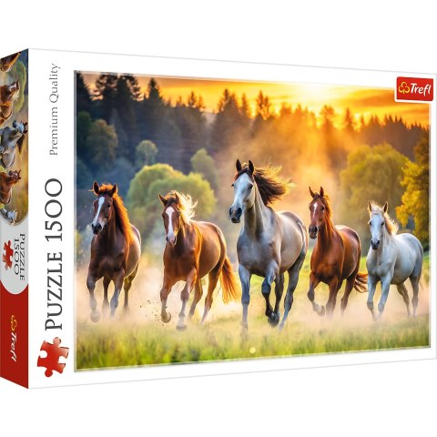 Puzzle - 1500 - Dzikie konie - Trefl 26215