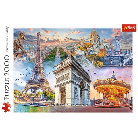 Puzzle - 2000 - Weekend w Paryżu - Trefl 27125