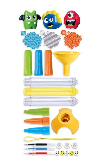 Idea Art Zestaw Mini Fabryka Monster Długopisów Potwory Clementoni 18833