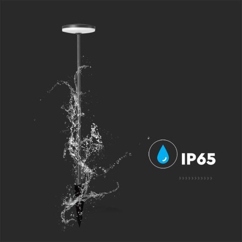 Oprawa ogrodowa słupek LED V-TAC 2-funkcje 12W IP65 80cm antracyt VT-1160 3000K 1135lm
