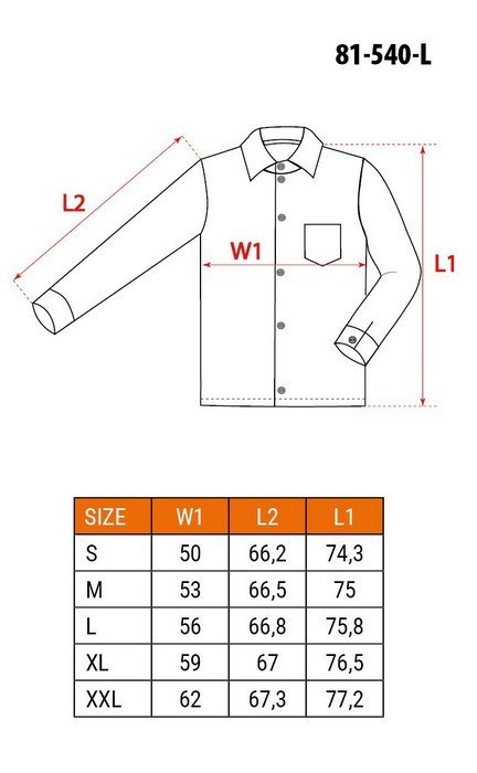 KOSZULA FLANELOWA KRATA CZERWONO-CZARNO-BIAŁA ROZMIAR L