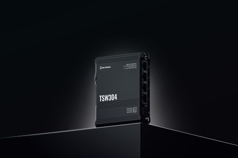 Teltonika TSW304 switch przemysłowy 4xGE (TSW304000000) DIN