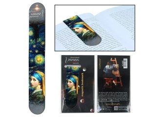 Zakładka magnetyczna - inspirowana malarstwem J. Vermeer (CARMANI)