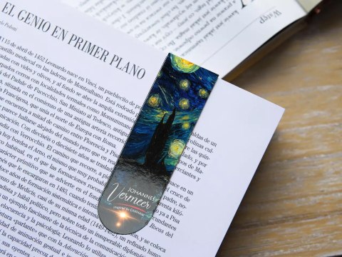 Zakładka magnetyczna - inspirowana malarstwem J. Vermeer (CARMANI)