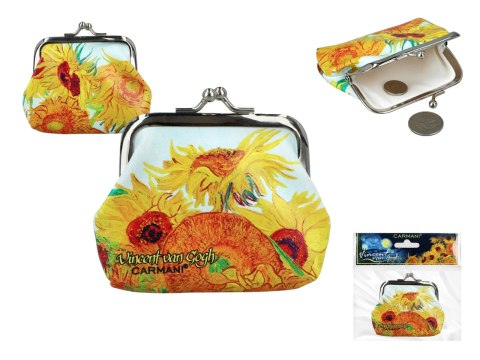 Portfelik mały - V. van Gogh, Słoneczniki (CARMANI)