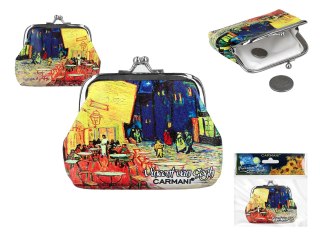 Portfelik mały - V. van Gogh, Taras kawiarni w nocy (CARMANI)