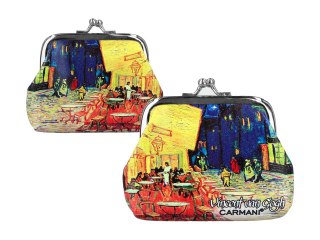 Portfelik mały - V. van Gogh, Taras kawiarni w nocy (CARMANI)