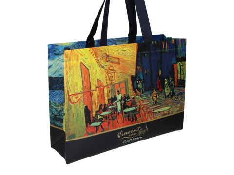 Torba śniadaniowa - V. Van Gogh, Taras Kawiarni + Gwiaździsta Noc (CARMANI)