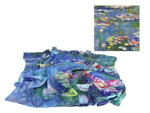 Chusta - C. Monet, Lilie wodne (CARMANI)