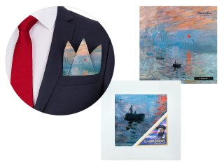 Poszetka - C. Monet, Wschód słońca (CARMANI)