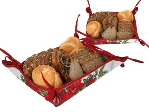 Koszyk na pieczywo duży - Boże Narodzenie (CARMANI)
