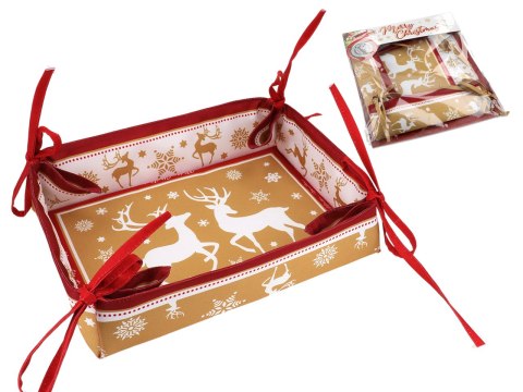 Koszyk na pieczywo duży - Boże Narodzenie (CARMANI)