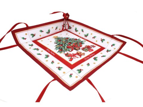 Koszyk na pieczywo duży - Boże Narodzenie (CARMANI)